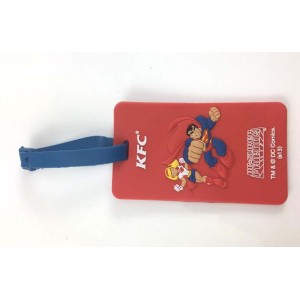 soft PVC luggage tag